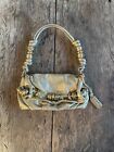 Michael Kors Collection Gold Leather Roslyn Handbag With Gold Hardware EUC 