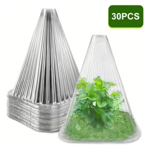 30Pcs Reusable Plant Bell Cover Durable Protects Green Garden Cloches For Plants - Picture 1 of 1