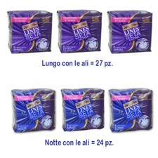 Lines seta ultra con le ali 51 assorbenti donna notte-lungo 6 confezioni