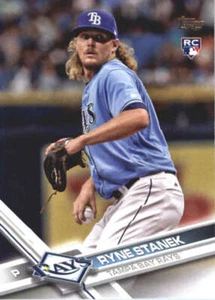 2017 Topps Update #US74 Ryne Stanek RC Rookie Tampa Bay Rays Baseball Card 31623 - Picture 1 of 2
