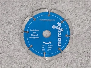 Marcrist Angle Grinder Diamond Blade Disc 4" / 105mm x 16mm - Picture 1 of 2