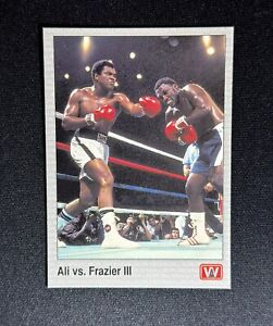1991 All World AW Sports Muhammad Ali vs. Joe Frazier #148 Boxing Card HOF