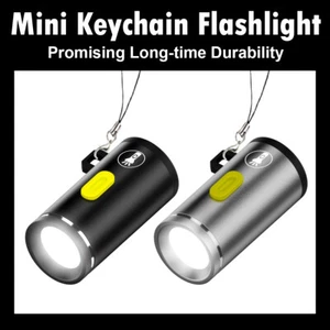 Mini Led Flashlight Type-c Powered Not Need Battery Design COB Cold White Small - Picture 1 of 10
