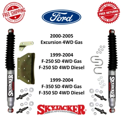 Estabilizador de dirección doble Skyjacker plateado para Excursion / F250 SD / F350 SD 4x4 Foto 1 de 4