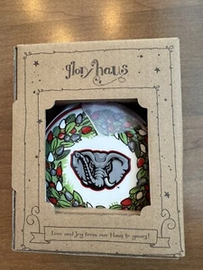 Guirnalda de vidrio soplado Universidad de Alabama adorno de Navidad Glory Haus nuevo en caja - Imagen 1 de 8