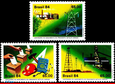 1911-13 BRAZIL 1984 PRESIDENT GETULIO VARGAS, MINING, ENERGY, MI# 2030-32, MNH