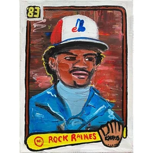 Rock Raines - Acrylic on Canvas 11x14in @elsantosworld Sergio Santos Original - Picture 1 of 1