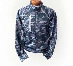 Sunice Histosonics Pullover Shirt Mens Size M Camo 1/4 Zip - Picture 1 of 8