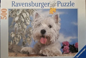 Ravensburger 500 Piece Jigsaw Puzzle West Highland Terrier No. 143252 New Sealed - Picture 1 of 4