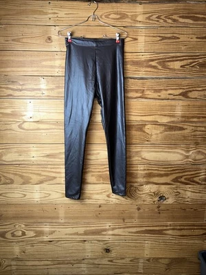 Women’s H&M faux leather brown leggings size Small - Image 1 of 4
