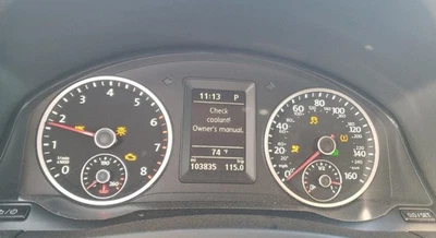 2015-2017 Tiguan OE medidor de velocidade cluster 103K milhas Volkswagen - Imagem 1 de 4