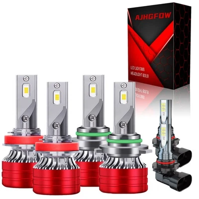 For Cadillac SRX 2010-2016 White LED Headlights High/Low Beam Fog Light Bulb - Image 1 of 4