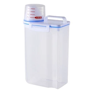 Household Rice Bin Featuring Airtight Lid Moisture Proof Clear View Window - Picture 1 of 8