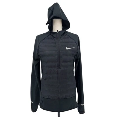 Chaqueta con Capucha Nike Aeroloft para Correr S Negra Relleno Ligera 872371-010 Foto 1 de 4