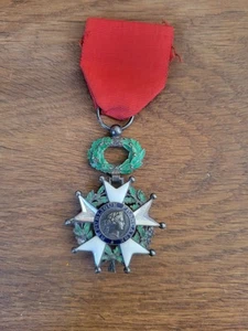 France Médaille Légion D’honneur IIIe République 1870 Centre En Argent P2376 - Imagen 1 de 4