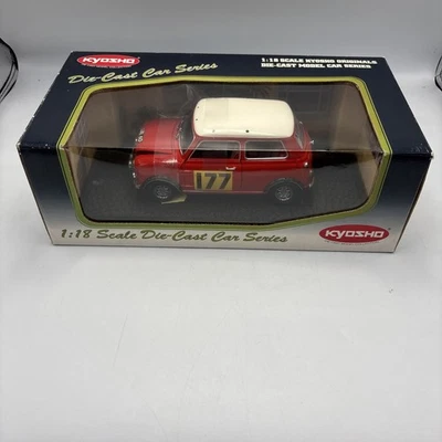 Kyosho Mini Cooper 1275s Rally 1:18 scale 1967 Monte Carlo winner 177 - Image 1 of 4