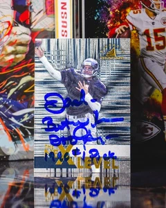 1997 Pinnacle Inscriptions The Next Level #47 Jeff George Autograph Inscribed - Picture 1 of 2