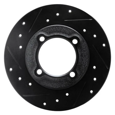 For Ford Festiva 88-93 Brake Rotor DFC Premium Drilled & Slotted Front Driver Foto 1 de 4