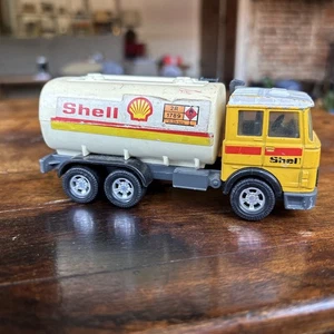 Matchbox Superkings K-131 Shell Petrol Tanker Yellow IVECO 1986 Vintage - Picture 1 of 5