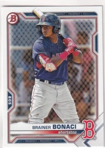 2021 BOWMAN PROSPECTS RC BRAINER BONACI BOSTON RED SOX ROOKIE BASEBALL #-772 - Picture 1 of 1