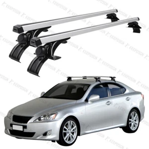 For Lexus IS 200 250 300 350 Roof Rack Cross Bar Aluminum Luggage Cargo Carrier - Picture 1 of 12