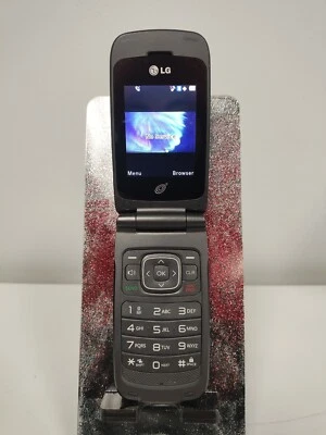 LG LG221C - Black TracFone CDMA Cellular Flip Phone - Image 1 of 4