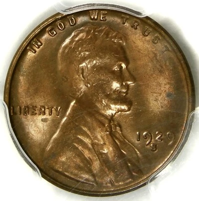 ❤️🔥🤎🔥❤️‍🔥😍PCGS MS65 RB 1929 S LINCOLN HEAD CENT  - Image 1 of 3