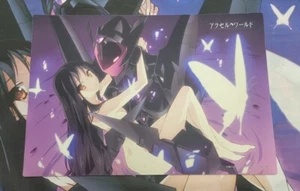 Accel World Kuroyukihime Playmat Bushiroad Rubber Mat Anime Weiss Schwarz - Picture 1 of 3