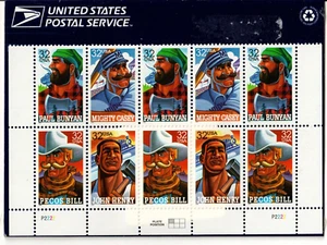 Scott 3083-3086 32¢ Folk Heroes MNH Free U.S. Shipping!!! - Picture 1 of 1