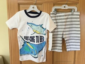 New Carter's Boys Stingray Pajama set Shorts Snug Fit size 7 - Picture 1 of 1