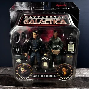 2008 BATTLESTAR GALACTICA APOLLO & DUALLA DIAMOND SELECT TOYS ACTION FIGURE NEW - Picture 1 of 11