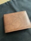 Genuine Leather Bifold Brown Wallet Idholder Card Case Made In India