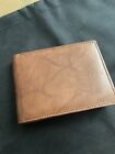 Genuine Leather Bifold Brown Wallet IDHolder Card Case Made in India