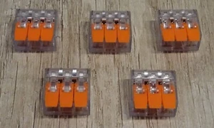 Hebel Drahtverbinder, Kompakte Verbindungsklemmen 5 Stück - Imagen 1 de 1