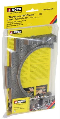 Noch HO- 58052, Tunnel-Portal 2-gleisig, aus Hartschaum, Profi-plus Serie, GMK  - Bild 1 von 4