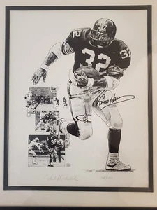 Autographed Franco Harris Signed Ltd Edition Print By Michael Mellett - Picture 1 of 3