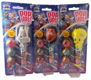 3 Dispensadores de piruletas Toon Squad Chups Chupa LEBRON, TWEETY & BUGS CONEJO - Imagen 1 de 11