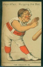 1880's Victorian Trade Card, H804-7, 22, Gargling Oil, A Close Affair. Hugging..