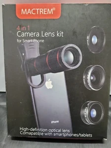 Mactrem 4 in 1 Camera Lens kit for Smart Phone - Photo 1 sur 2