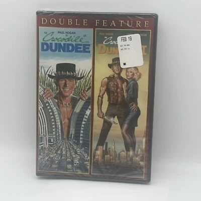 CROCODILE DUNDEE (1986) + CROCODILE DUNDEE II (1988) DVD Paul Hogan NEW SEALED - Image 1 of 4