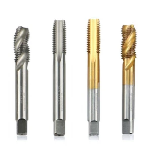 HSS TiN Gewindebohrer M2 M2.5 M3 M4-M24 Maschinen/Hand Einschnittgewindebohrer - Picture 1 of 60