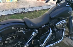 SEAT SEAT SEAT SEAT SEAT PANEBIANCO DYNA SUPER GLIDE LOW RIDER 2006-17 - Picture 1 of 5