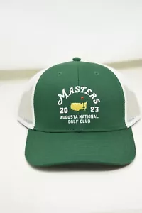 MAESTRI Augusta Nazionale 2023 Nuovo con etichette! Cappello snapback camionista ricamato verde/bianco - Foto 1 di 12