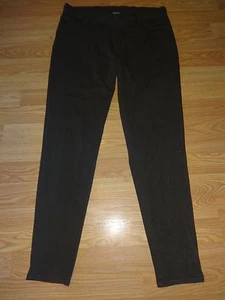 BROWN STRETCH KNIT LEGGINGS SIZE 31" Waist - Picture 1 of 1