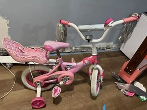 Huffy Disney Princess Kids Bike, 12" Wheels, Ages 2-4 Years, Doll Carrier, New - Picture 1 of 4