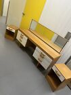 Retro Look Sideboard Dresser And Beside Tables Bedroom Set Very Good Condition