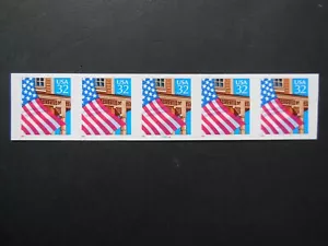 #2915a 32c Flag over Porch PNC5 #66666 MNH OG VF Self Adhesive - Picture 1 of 1