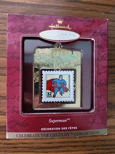 Hallmark Keepsake Christmas Ornament Superman US Stamp Celebrate Century 1999 - Picture 1 of 8