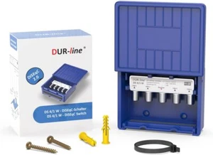 DUR-line DS 4/1 W DiSEqC-Schalter 4/1 - 4 Satelliten z.B. Astra Hotbird Eutelsat - Bild 1 von 11