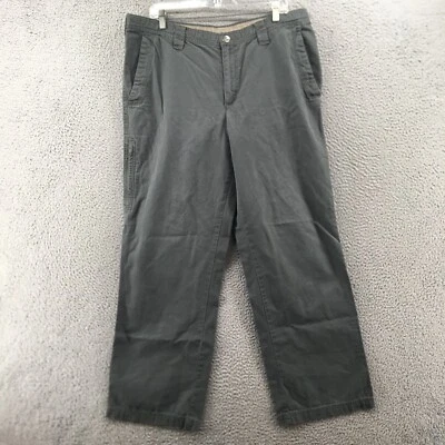 Columbia Cargo Pants Womens 38x32 (actual 39x31) Green High Rise Flat Front Zip - Image 1 of 4